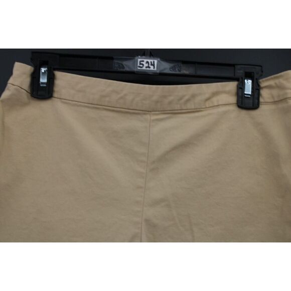 Boston Proper Shorts Womens Size 6 Beige Casual Khaki Stretch Walking Short Zip - Picture 3 of 8